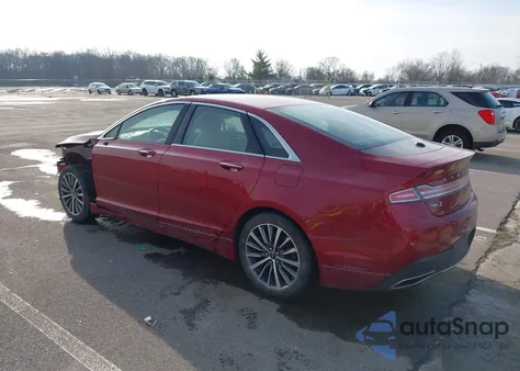 2019 Lincoln Mkz Standard из США, поврежденный, VIN 3LN6L5A99KR608142